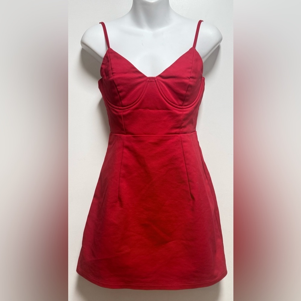 Princess Polly Strapless Red Dress